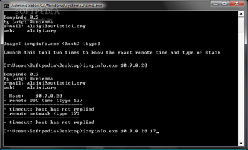 ICMPInfo screenshot