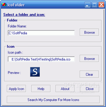 IcoFolder screenshot