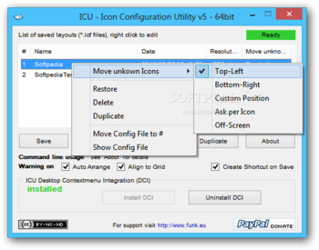 Icon Configuration Utility screenshot 2
