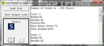 Icon Splitter screenshot
