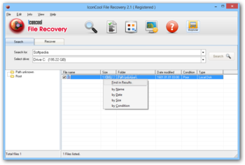 IconCool File Recovery screenshot