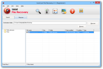 IconCool File Recovery screenshot 2