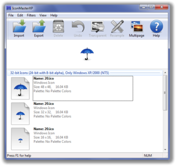 IconMasterXP screenshot
