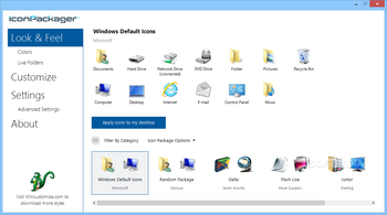 IconPackager screenshot