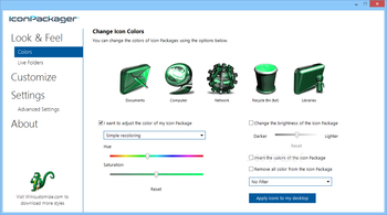 IconPackager screenshot 2