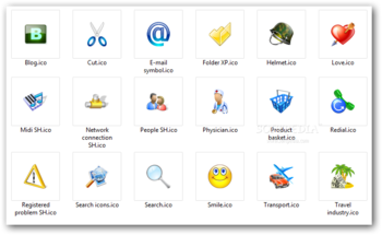 Icons for Windows 7 and Vista screenshot