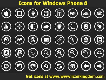 Icons for Windows Phone 8 screenshot