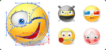 Icons-Land Vector Emoticons screenshot