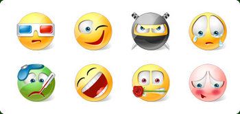 Icons-Land Vista Style Emoticons screenshot