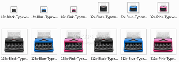 Icons: Typewriters screenshot