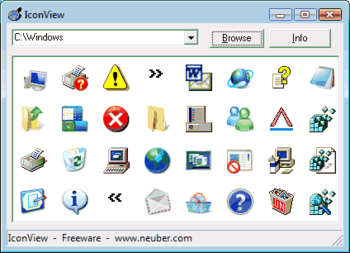 Iconview screenshot