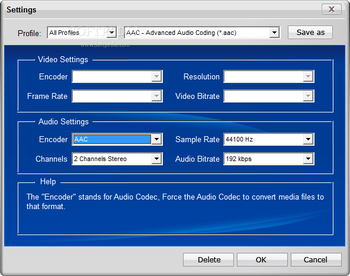 iCoolsoft AAC Converter screenshot 2