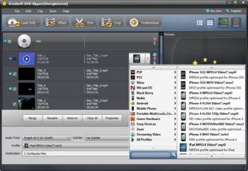 iCoolsoft DVD Ripper screenshot 2