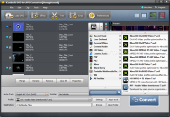 iCoolsoft DVD to AVI Converter screenshot 2