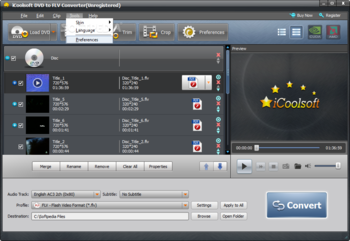 iCoolsoft DVD to FLV Converter screenshot 8