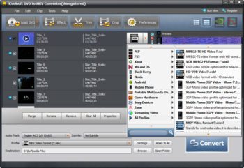 iCoolsoft DVD to MKV Converter screenshot 2