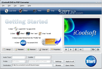 iCoolsoft DVD to PSP Converter screenshot 3
