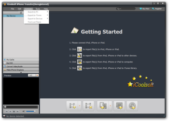 iCoolsoft iPhone Transfer screenshot 2