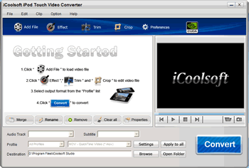 iCoolsoft iPod Touch Video Converter screenshot 2