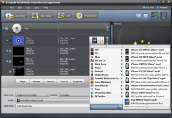 iCoolsoft Total Media Converter screenshot 2