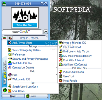 ICQ Pro 2003b screenshot 3