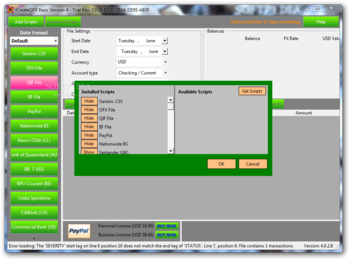 iCreateOFX Basic screenshot
