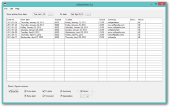 ICSviewer screenshot