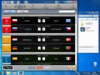 iCup Euro 2012 screenshot