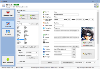 ID Book screenshot