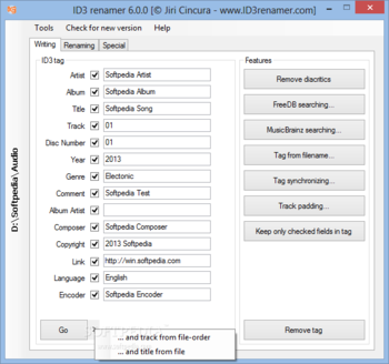 ID3 renamer screenshot