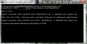 idapi32cfg screenshot