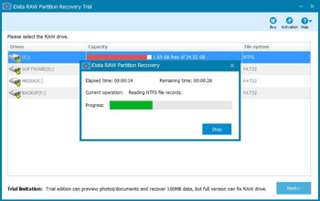 iData RAW Partition Recovery screenshot 2