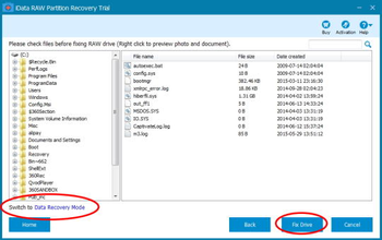 iData RAW Partition Recovery screenshot 3