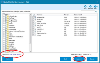 iData RAW Partition Recovery screenshot 4