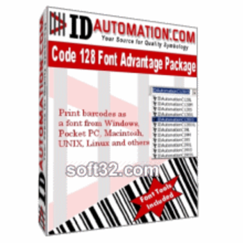 IDAutomation Code 128 Barcode Fonts screenshot 2
