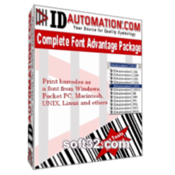 IDAutomation TrueType Barcode Font Advantage screenshot 2
