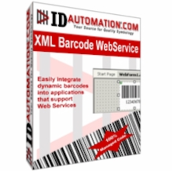 IDAutomation XML Barcode Webservice screenshot