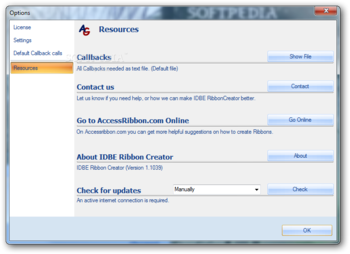 IDBE Ribbon Creator screenshot 7