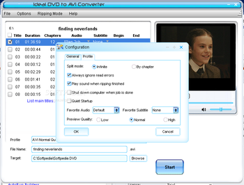 Ideal DVD to Avi Converter screenshot 2