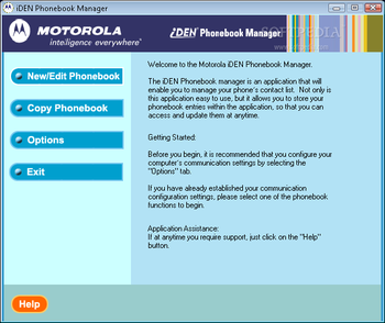 iDEN Phonebook Manager screenshot