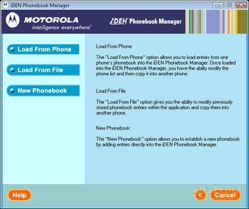 iDEN Phonebook Manager screenshot 2