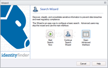 Identity Finder screenshot 2