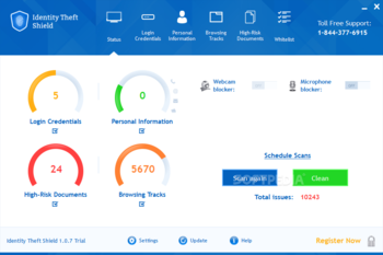 Identity Theft Shield screenshot