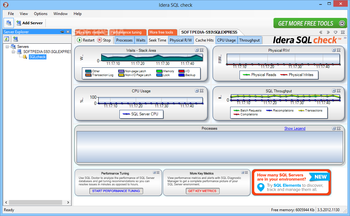 Idera SQL check screenshot