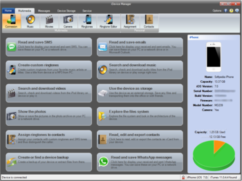iDevice Manager screenshot