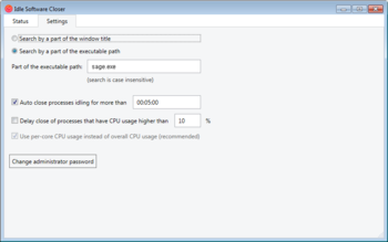 Idle Software Closer screenshot