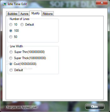 Idle Time Edit screenshot 3