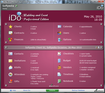 iDo Wedding and Event Professional Edition screenshot