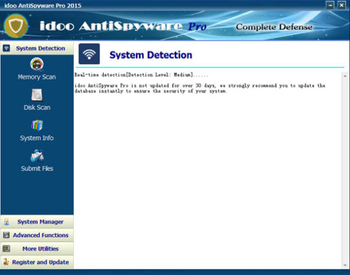 Idoo AntiSpyware Pro screenshot