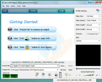 idoo DVD Ripper screenshot 2